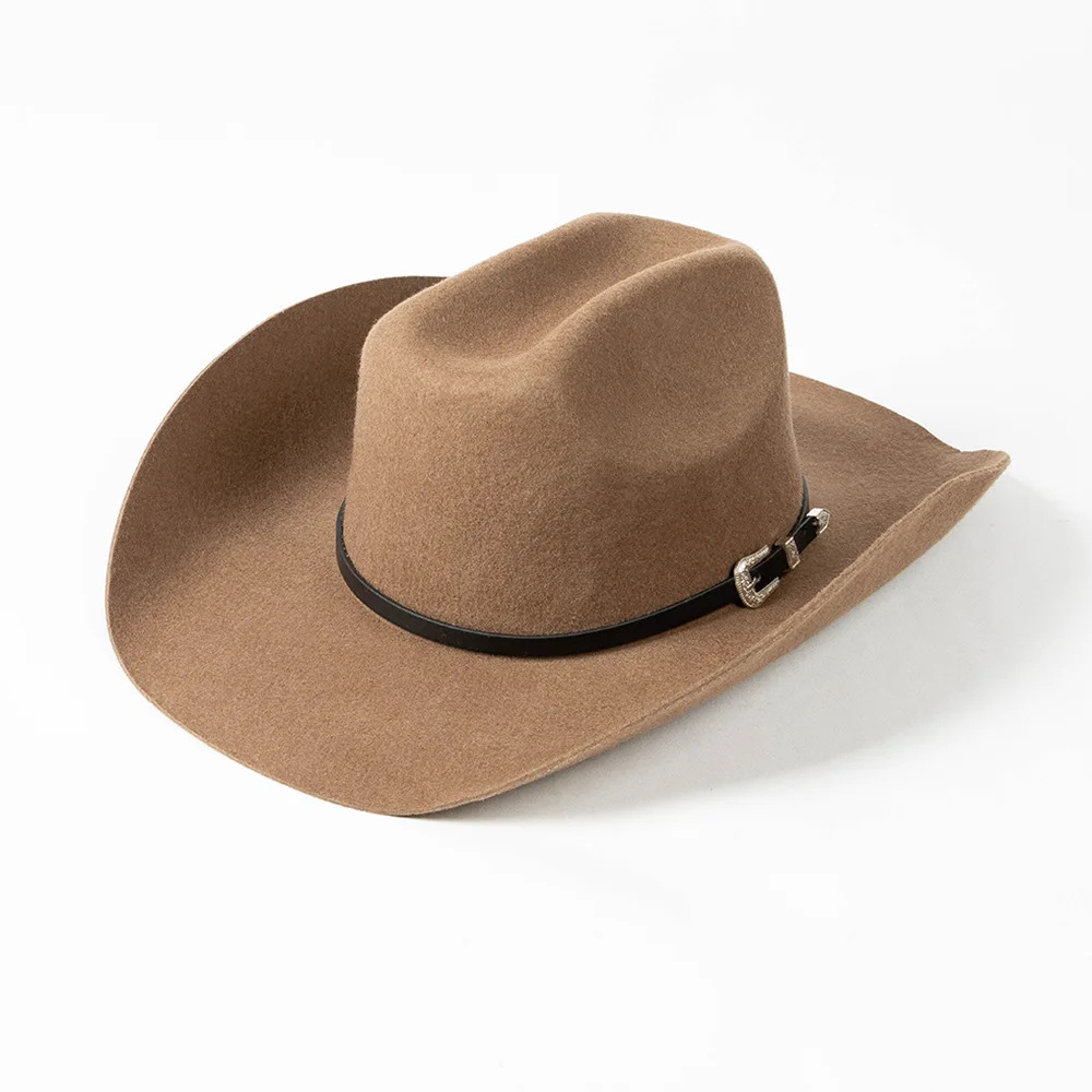 Buckle-band Wool Western