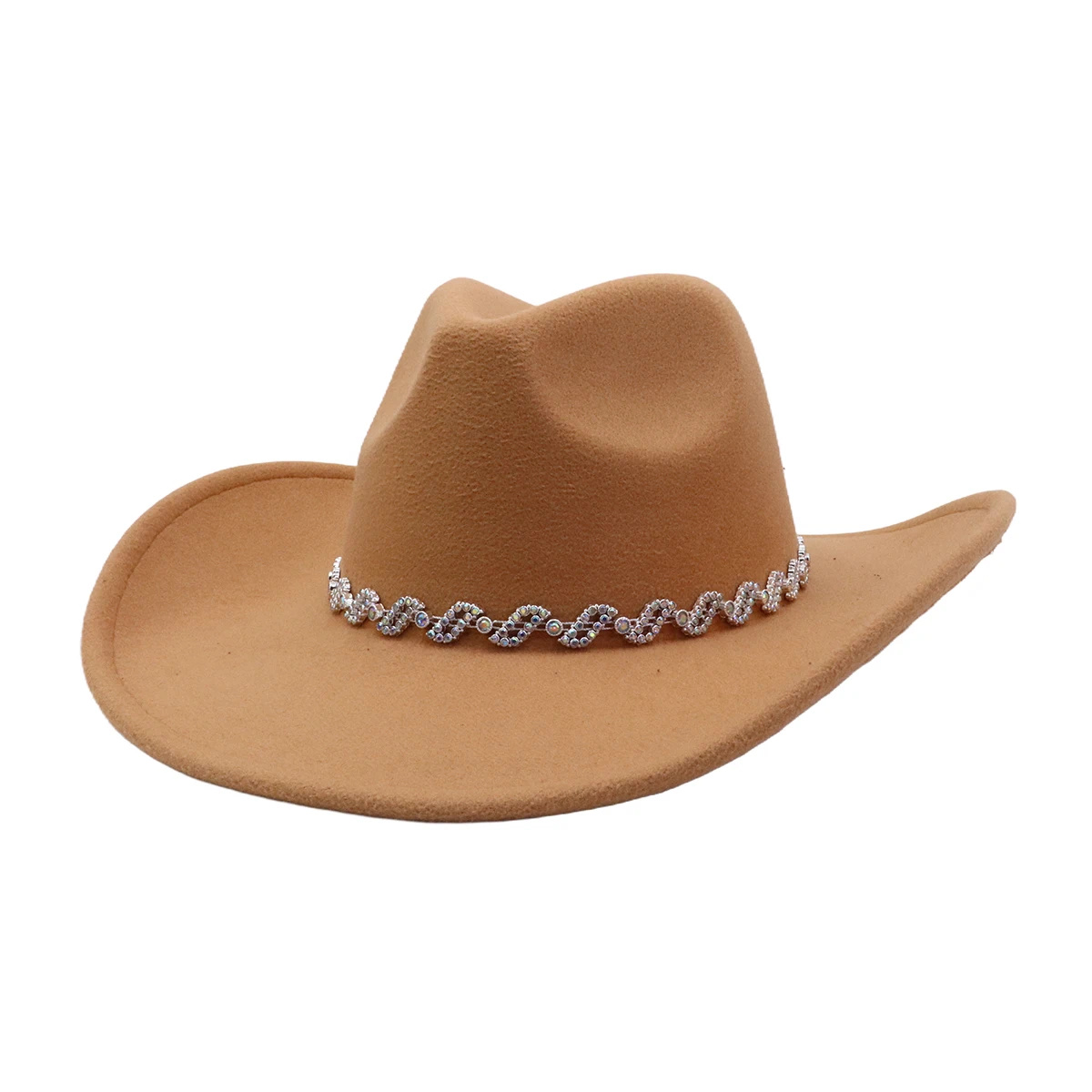 Crystal-band Cowgirl Hat